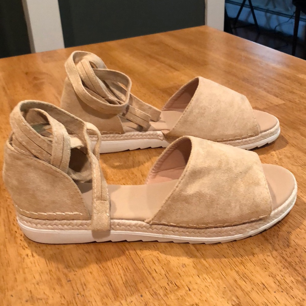 Open toe espadrilles just bought to big ☹️